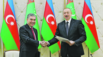 Ашхабад и Баку будут развивать сотрудничество в транспортно-транзитной сфере по маршруту Каспийское море.